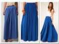 Falda larga azul 35€